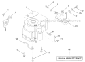Page J Diagram and Parts List for WE125R38A  Weed Eater Lawn Tractor